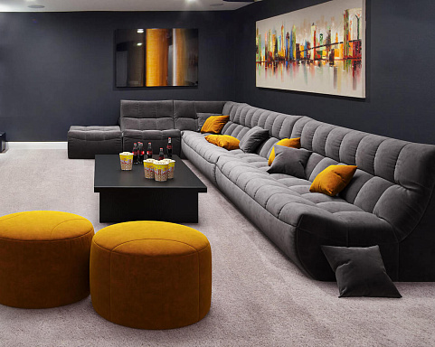 Диван ДеИтали, , бескаркасный диван для большой компании